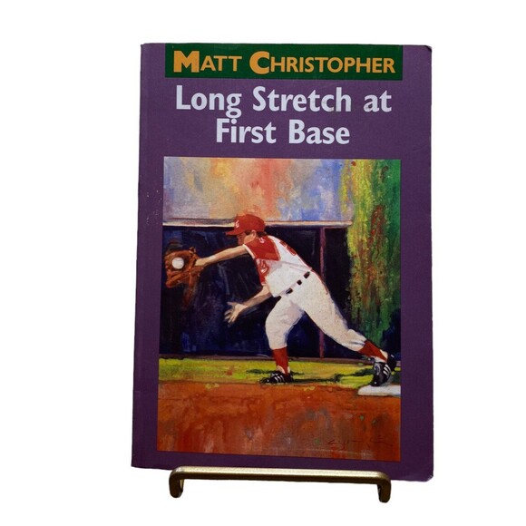 Long Stretch at First Base by Matt Christopher (1993, Trade Paperback) - Picture 2 of 5